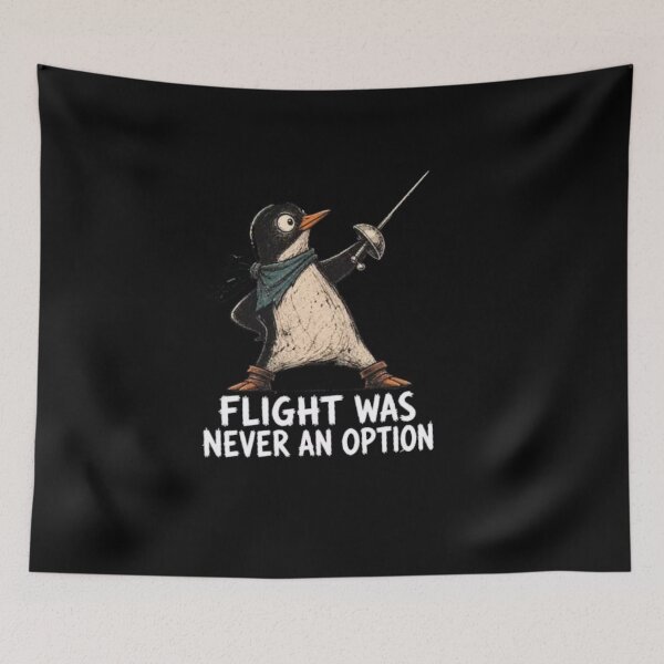 Item preview,  Flight Was Never An Option - Funny Penguin sword designed and sold by Gbriel3.
