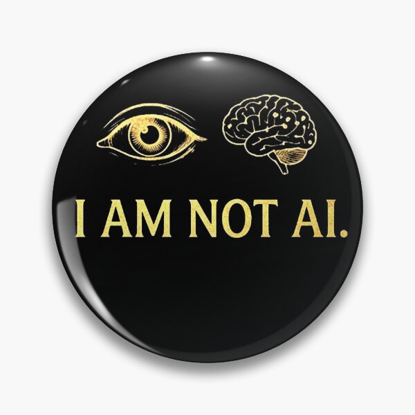 Item preview, I am not AI designed and sold by salmakamal6.