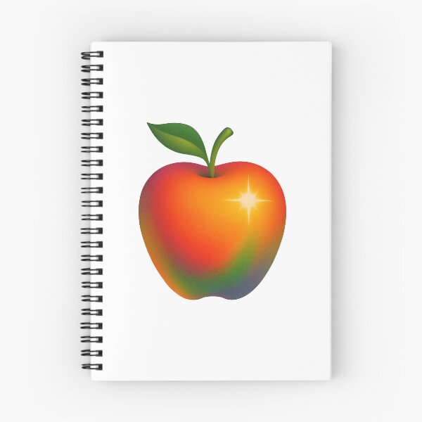 Item preview, Retro Airbrush Shiny Red Apple Illustration designed and sold by Vision Crafted.