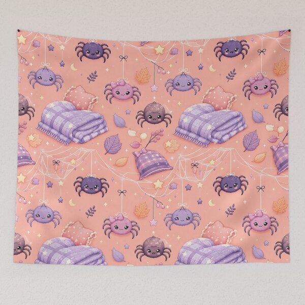 Item preview, Friendly Spider Starry Web Cozy Pattern designed and sold by Thai Vibe Studio.