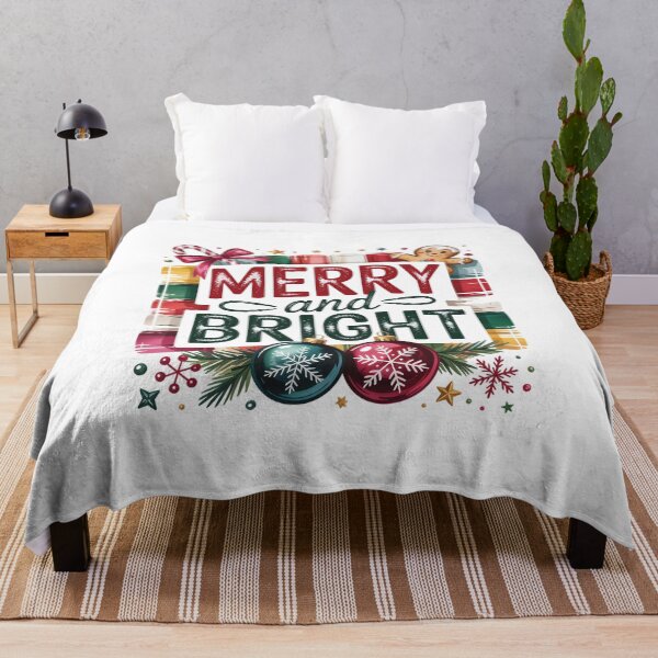 Item preview, Merry and Bright Holiday Design designed and sold by jkrphoto.