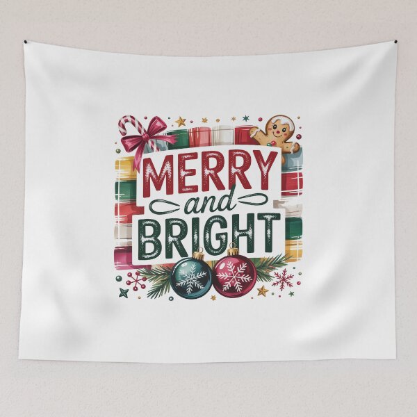 Item preview, Merry and Bright Holiday Design designed and sold by jkrphoto.