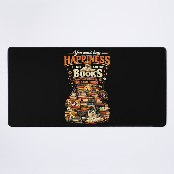 Item preview, Book Stack & Dogs: You Can't Buy Happiness designed and sold by Pineapple-Tree.