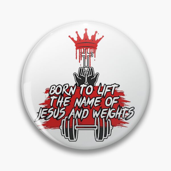 Item preview, Born To Lift Jesus And Weights Christian Gym designed and sold by Bezuiden.