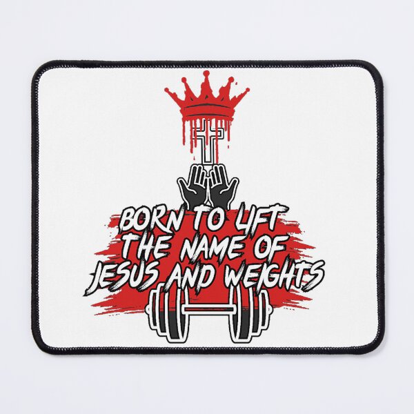 Item preview, Born To Lift Jesus And Weights Christian Gym designed and sold by Bezuiden.