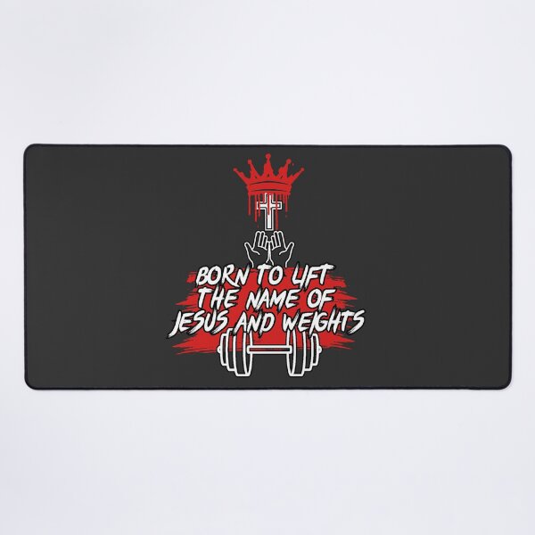 Item preview, Born To Lift Jesus And Weights Christian Gym designed and sold by Bezuiden.