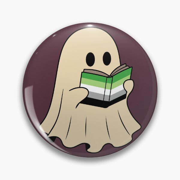 Item preview, Aromantic Halloween Ghost Reading Book designed and sold by Cannaxes Studio.