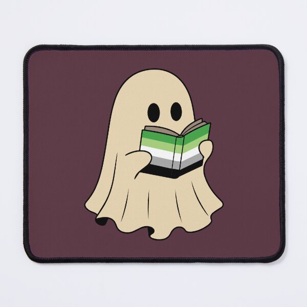 Item preview, Aromantic Halloween Ghost Reading Book designed and sold by Cannaxes Studio.