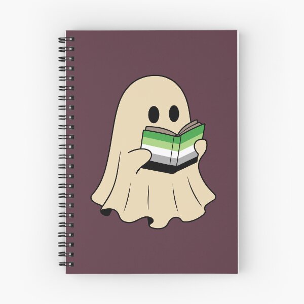 Item preview, Aromantic Halloween Ghost Reading Book designed and sold by Cannaxes Studio.