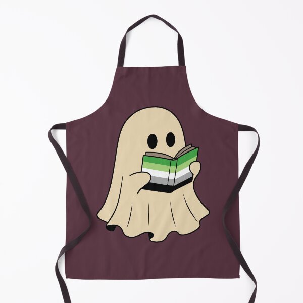 Item preview, Aromantic Halloween Ghost Reading Book designed and sold by Cannaxes Studio.
