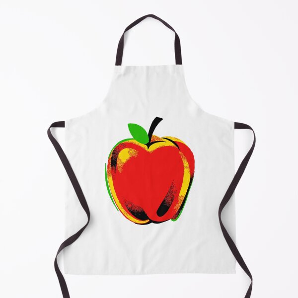 Item preview, Vibrant Pop Art Textured Red Apple Graphic designed and sold by Vision Crafted.