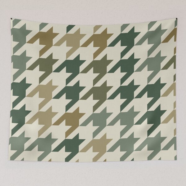 Item preview, Modern Colorful Houndstooth Pattern Earth designed and sold by TexSta.