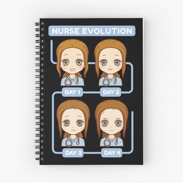Item preview, Funny Nurse Evolution Tired 12 Hour Shift Night Shift RN designed and sold by Hilal-Studio.