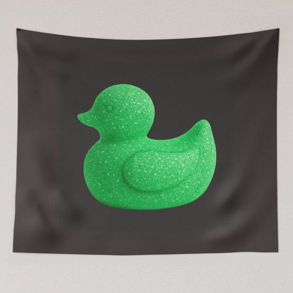 Item preview, green duck designed and sold by Dark Arts and BOO.