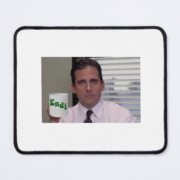 Item preview, Michael Scott Holding Endicott College Mug designed and sold by JulieannaHag.