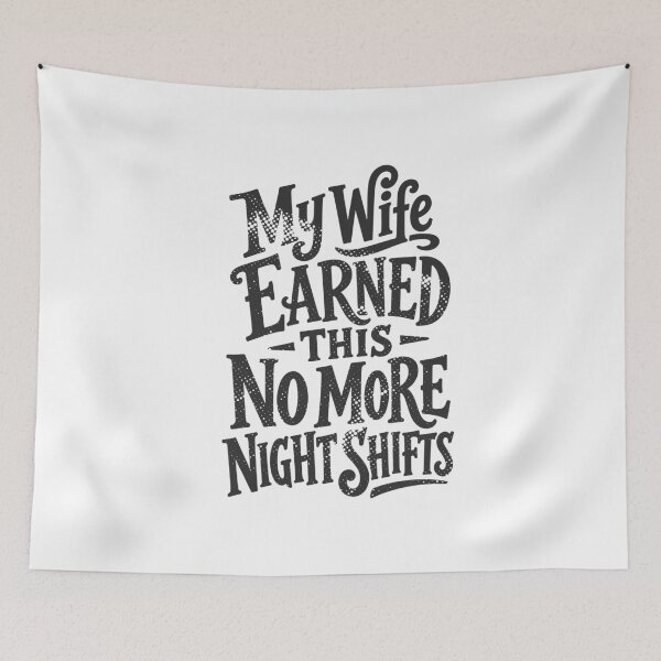 Item preview, My Wife Earned This No More Night Shifts — Retired Nurse Gift | Nurse Retirement Shirt Husband Gift designed and sold by KiwyStudio.