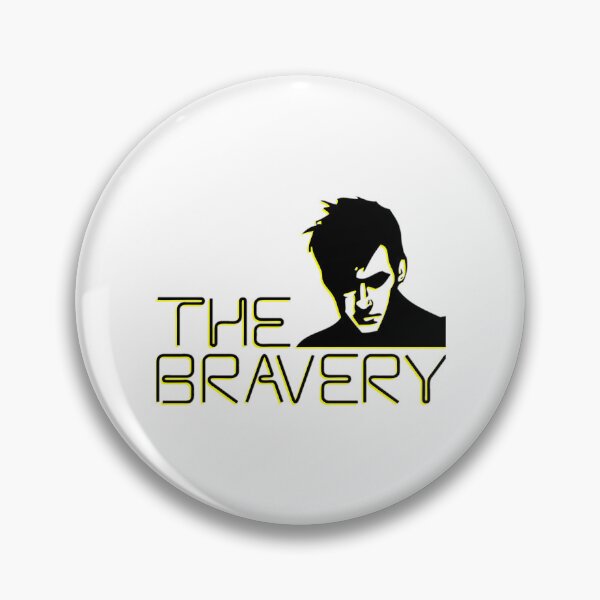 Item preview, Neon Outline Of A Male Face Next To The Bravery designed and sold by JulieannaHag.