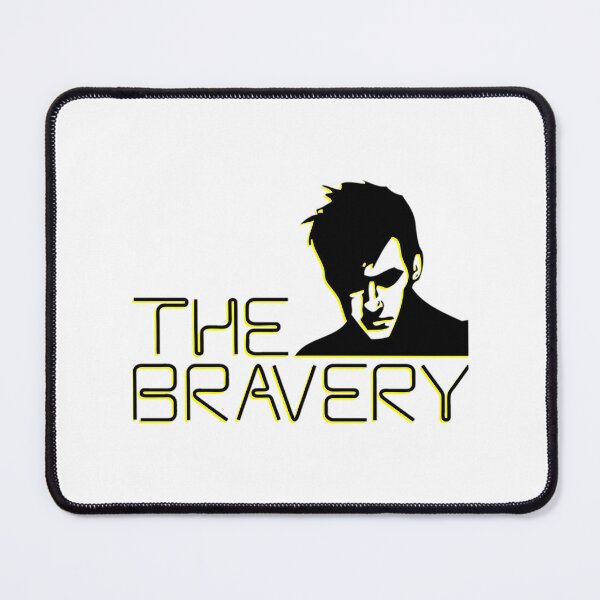 Item preview, Neon Outline Of A Male Face Next To The Bravery designed and sold by JulieannaHag.