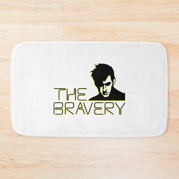 Item preview, Neon Outline Of A Male Face Next To The Bravery designed and sold by JulieannaHag.