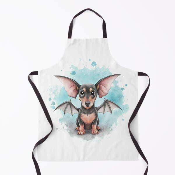 Item preview, Cute Bat Dachshund Vampire Wiener Dog Halloween Art designed and sold by iPrintPaws.