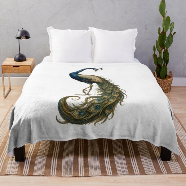 Item preview, Elegant Vintage Illustration Peacock designed and sold by Snurly.
