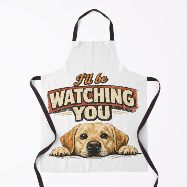 Item preview, Labrador Retro Shirt - I'll be watching you designed and sold by Pineapple-Tree.