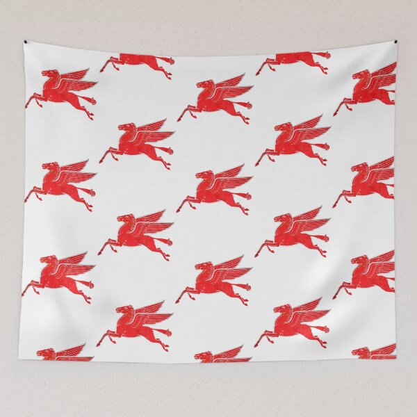 Item preview, Red Pegasus Distressed Version Facing Left. designed and sold by VaedaCaper.
