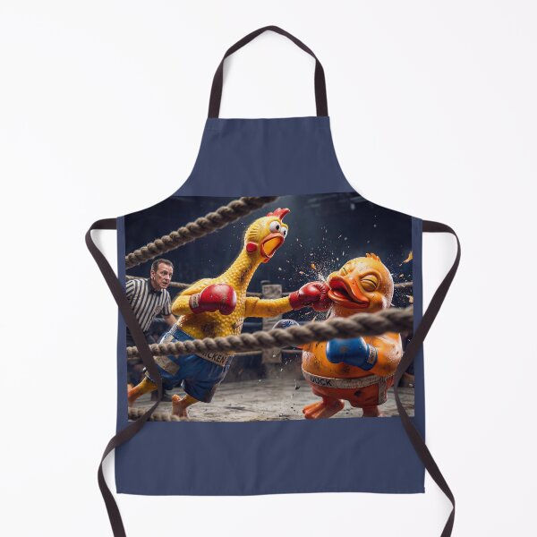 Item preview, Rubber Duck vs Rubber Chicken Boxing Match designed and sold by CornershopTee.