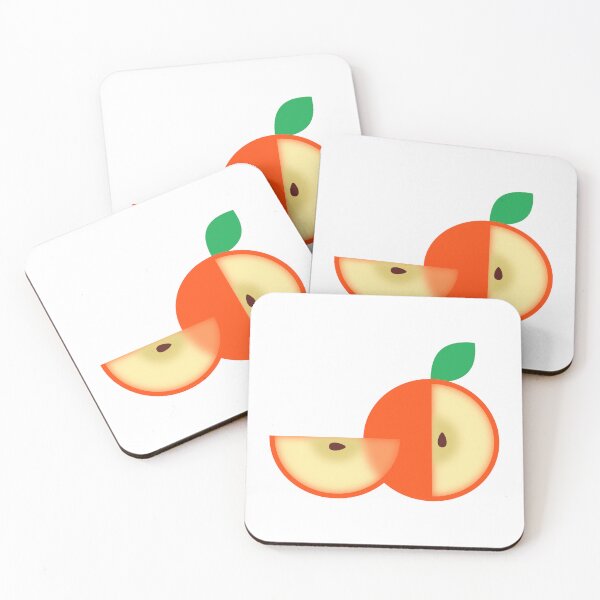 Item preview, Minimalist Split Apple and Slice Fruit Graphic designed and sold by Vision Crafted.