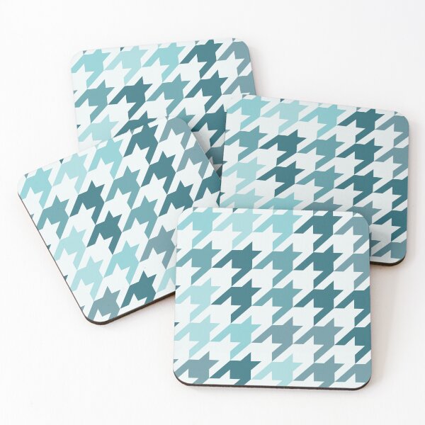 Item preview, Modern Colorful Houndstooth Pattern Cool Mint designed and sold by TexSta.