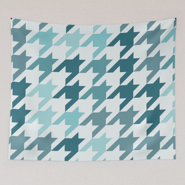 Item preview, Modern Colorful Houndstooth Pattern Cool Mint designed and sold by TexSta.