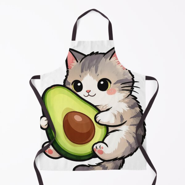 Item preview, Cat with Avocado designed and sold by Nuttajak.