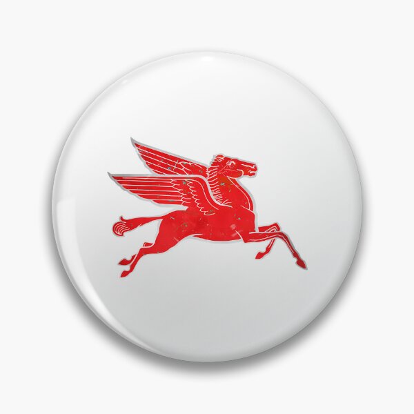 Item preview, Red Pegasus Distressed Version Facing Right. designed and sold by VaedaCaper.