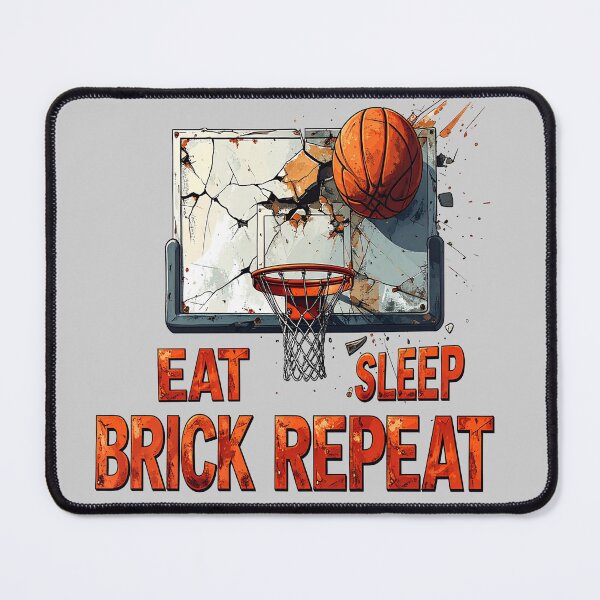 Item preview, Eat Sleep Brick Repeat Basketball designed and sold by LiskoDesign.