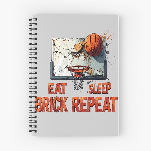Item preview, Eat Sleep Brick Repeat Basketball  designed and sold by LiskoDesign.