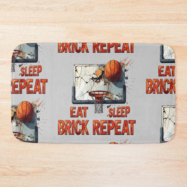 Item preview, Eat Sleep Brick Repeat Basketball  designed and sold by LiskoDesign.