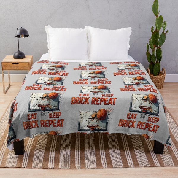 Item preview, Eat Sleep Brick Repeat Basketball designed and sold by LiskoDesign.