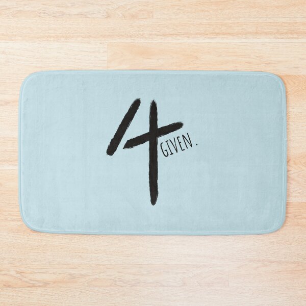 Item preview, Forgiven 4 Given - Minimal Cross Christian Typography paint brush Design | Black designed and sold by ZechJohnRB.