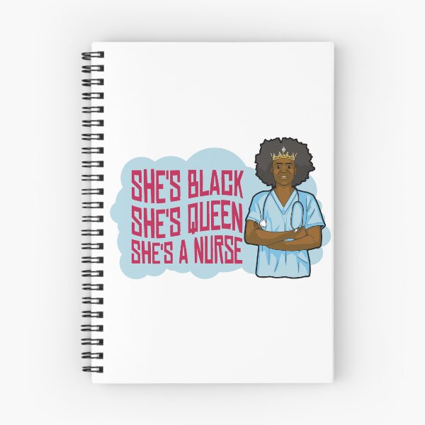 Item preview, She's Black She's Queen She's A Nurse Black Girl Magic RN designed and sold by Hilal-Studio.