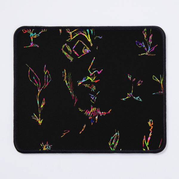 Item preview, Authenticated Neon Sage & Flora - Hand-Drawn Abstract Art with Unique Color Hash designed and sold by Outlet Raloel.