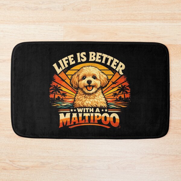 Item preview, Maltipoo Retro Shirt | 70s Sunset Vintage Dog designed and sold by Pineapple-Tree.