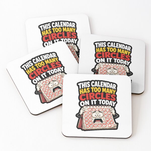 Item preview, This Calendar Has Too Many Circles On It Today Funny Planner Humor designed and sold by ColeLaniTrading.