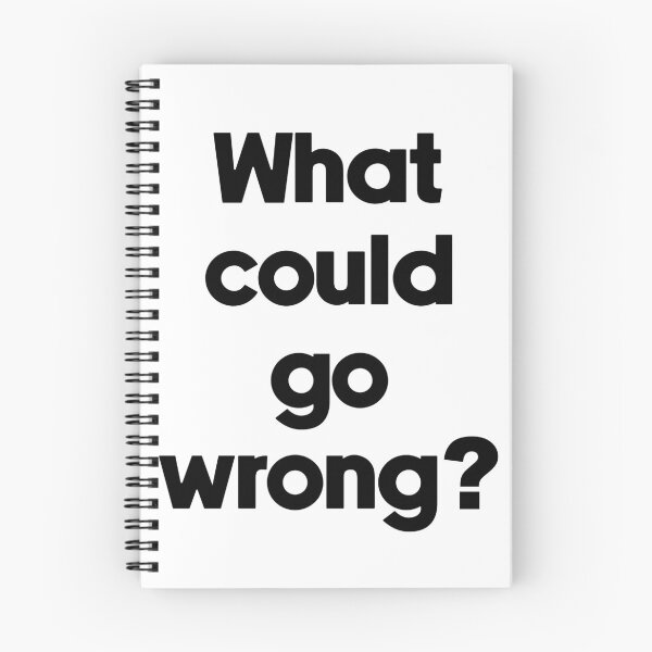 Item preview, Text Typography What could go wrong? Bad Decision Humor designed and sold by TypeboldStudio.