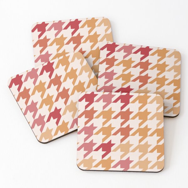 Item preview, Modern Colorful Houndstooth Pattern Autumn designed and sold by TexSta.