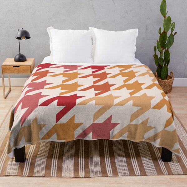 Item preview, Modern Colorful Houndstooth Pattern Autumn designed and sold by TexSta.