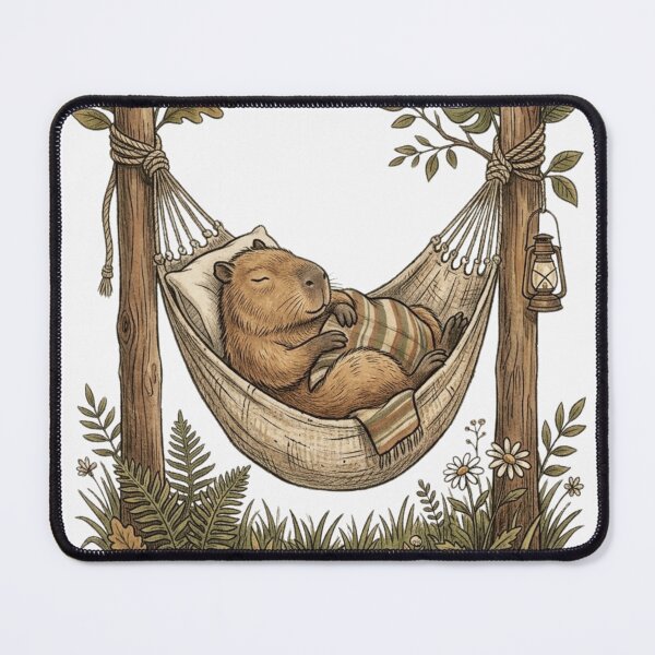 Item preview, Cute Capybara Character Illustration designed and sold by สุธรรมาท ทองกร.