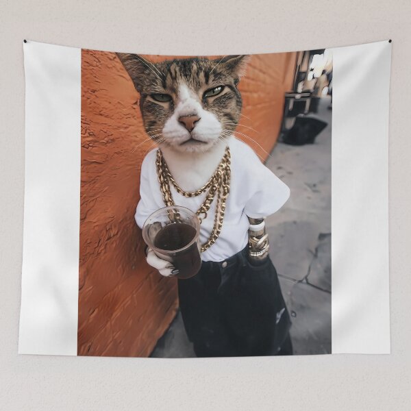 Item preview, Gangster Cat designed and sold by NexxaStoree.