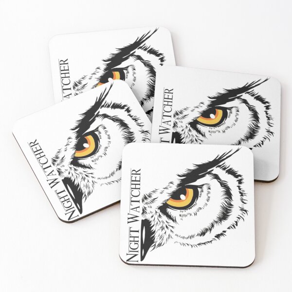 Item preview, Night Watcher – Owl Eye Close-Up Design designed and sold by AaAa88.