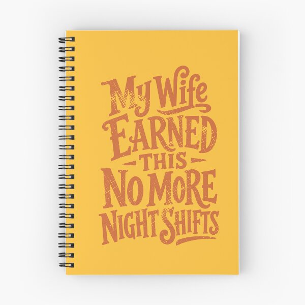 Item preview, My Wife Earned This No More Night Shifts — Retired Nurse Gift | Nurse Retirement Tote Bag Husband Gift Orange version designed and sold by KiwyStudio.