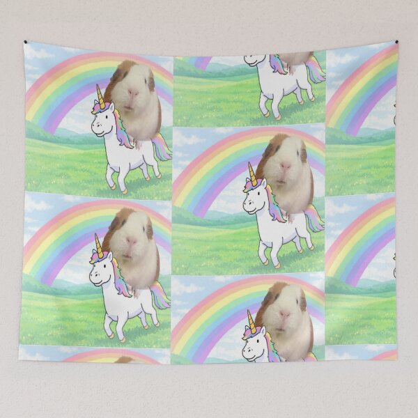 Item preview, Guinea pig riding unicorn  designed and sold by Lexi DesignZ .